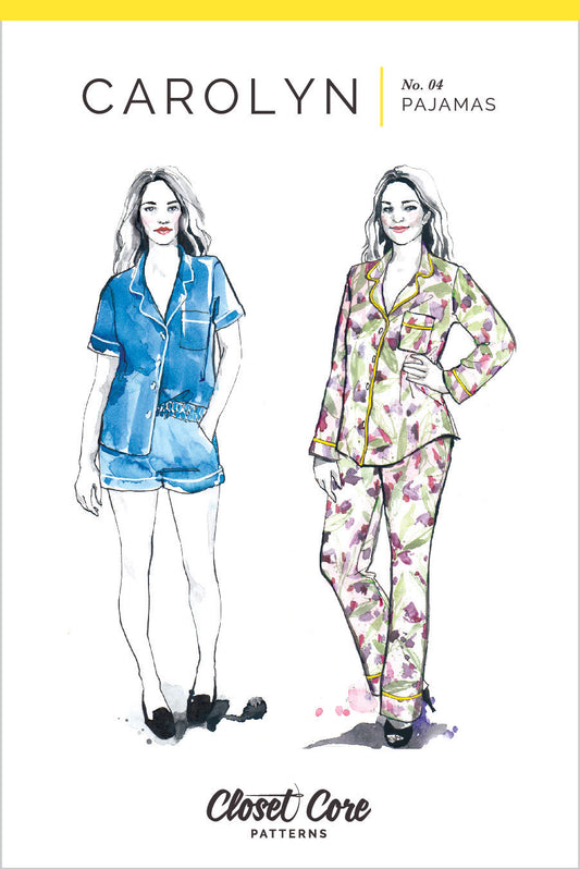 Pyjamas CAROLYN | Patron papier - Closet Core Patterns