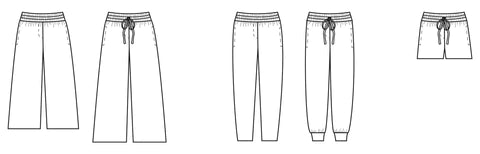 Tula Curve pantalon - Patron papier -  Papercut